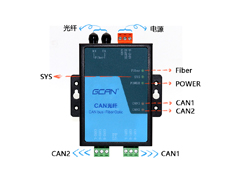 光纖can轉(zhuǎn)換器怎么連？